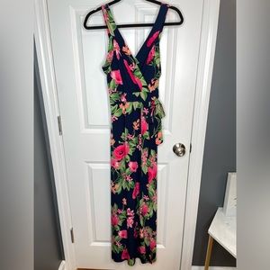 Floral Women Wrap Sundress